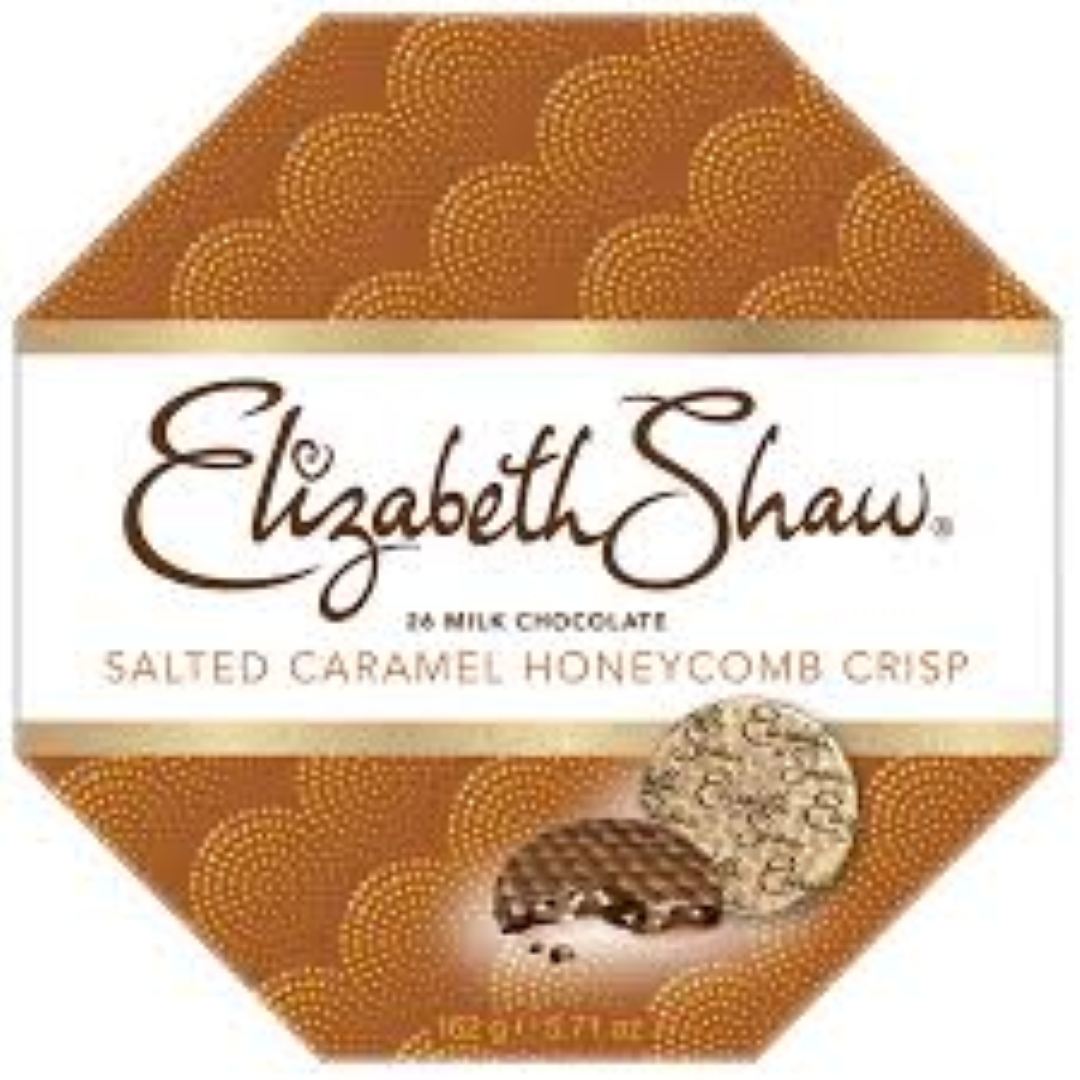 ELIZABETH SHAW SALTED CARAMEL HONEYCOMB 162G